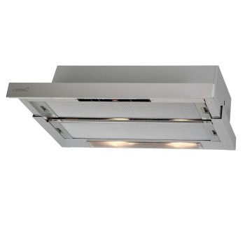 CATA Hood TF 5260 X Telescopic, Energy efficiency class D, Width 60 cm, 325 m³/h, Slider control, LED, Inox