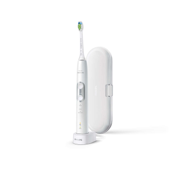 Philips Sonicare ProtectiveClean 6100 Electric Toothbrush HX6877/28 Rechargeable For adults Number of brush heads included 1 White Number of teeth brushing modes 3 Sonic technology