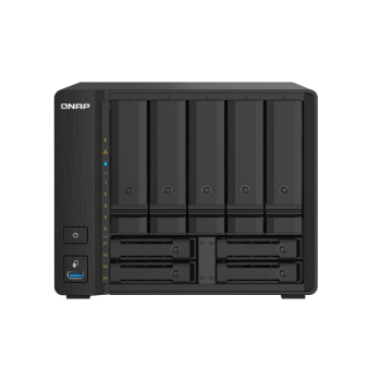 QNAP 9-Bay QTS NAS TS-932PX-4G Up to 9 HDD/SSD Hot-Swap, AL324 ARM Cortex-A57 Quad-Core, Processor frequency 1.7 GHz, 4 GB, DDR4, 2x2.5GbE, 2x10GbE 3xUSB 3.2 Gen 1