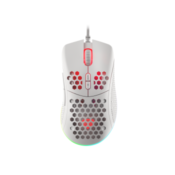 Genesis Gaming Mouse Krypton 555 Wired, 8000 DPI, USB 2.0, White