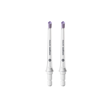 Philips Oral Irrigator nozzle HX3062/00 Sonicare F3 Quad Stream Number of heads 2, White/Purple