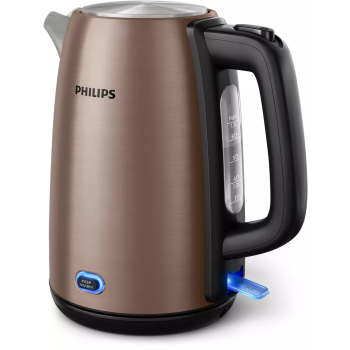 Philips Kettle HD9355/92 Viva Collection Electric,  1740-2060 W, 1.7 L, Stainless steel, 360° rotational base, Copper