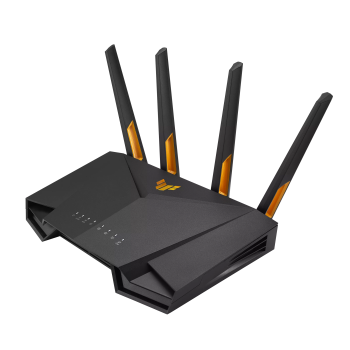 Asus Wireless Wifi 6 AX4200 Dual Band Gigabit Router TUF-AX4200 802.11ax, 10/100/1000 Mbit/s, Ethernet LAN (RJ-45) ports 4, Antenna type External, 1 x USB 3.2 Gen 1