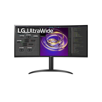 LG Curved Monitor  34WP85CP-B 34 " IPS QHD 21:9 5 ms 300 cd/m² Black HDMI ports quantity 2 60 Hz