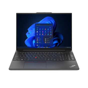 Lenovo ThinkPad   E16 (Gen 1) Black, 16 ", IPS, WUXGA, 1920 x 1200, Anti-glare, Intel Core i7, i7-1355U, 16 GB, DDR4-3200, SSD 512 GB, Intel Iris Xe Graphics, No Optical drive, Windows 11 Pro, 802.11ax, Bluetooth version 5.1, Keyboard language English, Ke