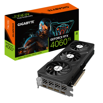 Gigabyte GV-N406TGAMING OC-16GD 1.0 NVIDIA, 16 GB, GeForce RTX 4060, GDDR6, PCI-E 4.0, HDMI ports quantity 2, Memory clock speed 18000 MHz