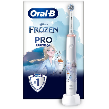 Oral-B | Electric Toothbrush | Frozen Pro Series 3 | Rechargeable | For kids | Number of brush heads included 1 | Number of teeth brushing modes 3 | White