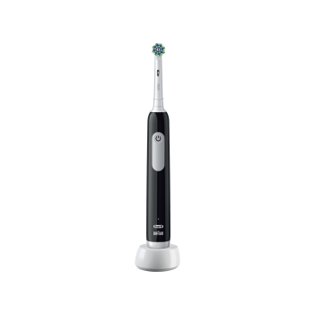 Oral-B Electric Toothbrush Pro Series 1 Cross Action Rechargeable, For adults, Number of brush heads included 1, Black, Number of teeth brushing modes 3
