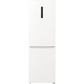 Gorenje Refrigerator NRK6192AW4 Energy efficiency class E Free standing Combi Height 185 cm No Frost system Fridge net capacity 204 L Freezer net capacity 96 L Display 38 dB White