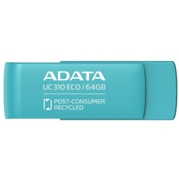 ADATA USB Flash Drive UC310 ECO 64 GB USB 3.2 Gen1 Green