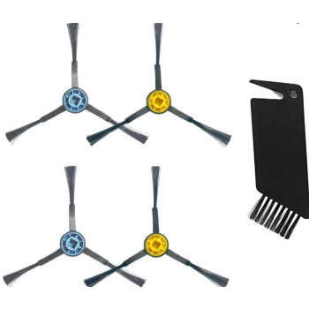 Midea Spare Parts Kit: Side Brush×4pcs, Cleaning Brush×1pc for I5C White Midea