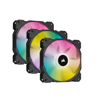 Corsair 120mm PWM Fan, Triple Pack with Lighting Node CORE iCUE SP120 RGB ELITE Performance Corsair Case Fan