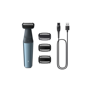 Philips | Hair clipper for body | BG3027/05 | Cordless | Wet & Dry | Number of length steps 3 | Blue/Black