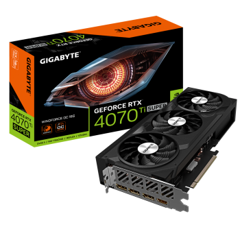 Gigabyte | GeForce RTX 4070 Ti SUPER WINDFORCE OC 16G | NVIDIA | 16 GB | GeForce RTX 4070 Ti SUPER | GDDR6X | HDMI ports quantity 1 | PCI-E 4.0