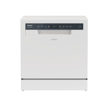 Candy | Dishwasher | CP 8F9FFW | Free-standing | Width 55 cm | Number of place settings 8 | Number of programs 8 | Energy efficiency class F | Display | White