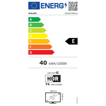 Philips 43PUS7009/12  43" (108cm) 4K Ultra HD LED TV