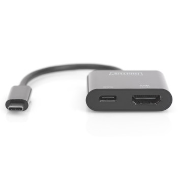 USB Type-C 4K HDMI Graphics Adapter + USB-C (PD) | DA-70856