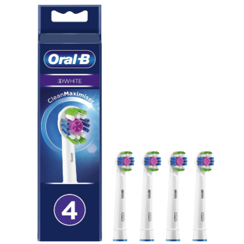 Replaceable toothbrush heads, 4 pcs | Refill CleanMaximiser 3D