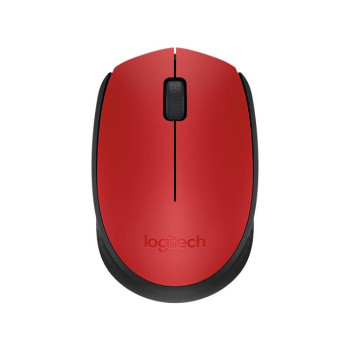 MOUSE USB OPTICAL WRL M171/RED 910-004641 LOGITECH