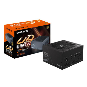 Power Supply GIGABYTE 850 Watts Efficiency 80 PLUS GOLD PFC Active MTBF 100000 hours GP-UD850GMPG5