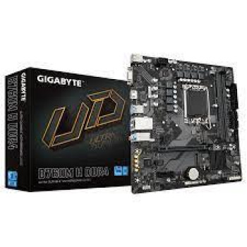 Mainboard GIGABYTE Intel B760 Express LGA1700 Micro-ATX Memory DDR4 Memory slots 2 1xPCI-Express 3.0 1x 1xPCI-Express 4.0 16x 1xM.2 1x15pin D-sub 1xHDMI 1xAudio-In 1xAudio-Out 1xMicrophone 2xUSB 2.0 4xUSB 3.2 1xRJ45 B760MHDDR4