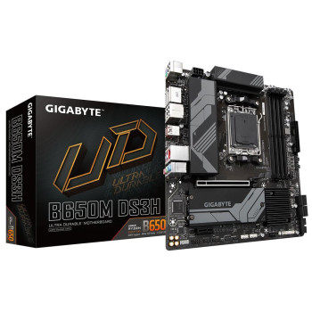 Mainboard GIGABYTE AMD B650 Micro-ATX Memory DDR5 Memory slots 4 1xPCI-Express 3.0 1x 1xPCI-Express 4.0 16x 2xM.2 1xHDMI 2xDisplayPort 4xUSB 2.0 3xUSB 3.2 1xUSB-C 1xPS/2 1xRJ45 3xAudio port B650MDS3H1.3