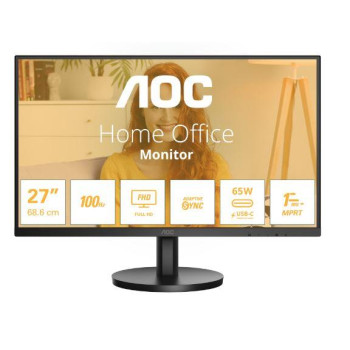 LCD Monitor AOC 27B3CA2 27" Business Panel IPS 1920x1080 16:9 100 Hz Matte 1 ms Speakers Tilt 27B3CA2