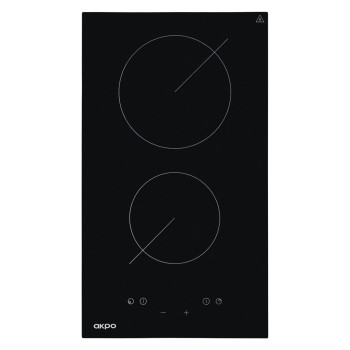 Akpo PKA 30 830/2 hob Black Built-in 30 cm Zone induction hob 2 zone(s)