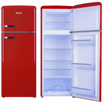 Amica KGC15630R fridge-freezer Freestanding 213 L E Red