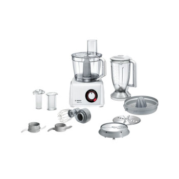 Bosch MultiTalent 8 food processor 1100 W 3.9 L Translucent, White Built-in scales