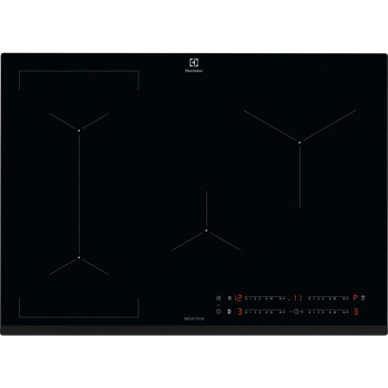 Electrolux EIV734 Black Built-in 68 cm Zone induction hob 4 zone(s)