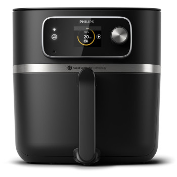 Philips 7000 series HD9880/90 fryer Single 8.3 L 2200 W Hot air fryer Black, Stainless steel