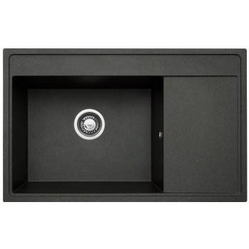 Sink PYRAMIS CAMEA 79X50 1B 1D L 070074301 black