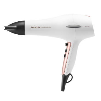 Taurus Fashion 2200 Pure hair dryer 2200 W Grey, Rose gold, White