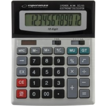 Esperanza ECL103 calculator Desktop Basic Black, Gray