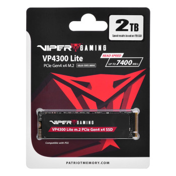 Patriot Viper VP4300L M.2 PCI-Ex4 NVMe 2TB 7.2 / 6.