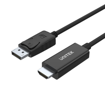 UNITEK Y-5118CA video cable adapter 1.8 m HDMI Type A (Standard) DisplayPort Black
