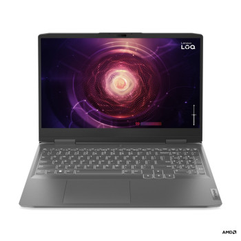 Lenovo LOQ 15APH8 Laptop 39.6 cm (15.6") Full HD AMD Ryzen™ 5 7640HS 16 GB DDR5-SDRAM 512 GB SSD NVIDIA GeForce RTX 4060 Wi-Fi 6 (802.11ax) NoOS Grey