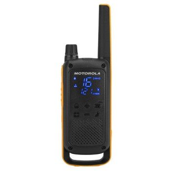 Motorola T82 Twin Pack two-way radio 16 channels Black,Orange