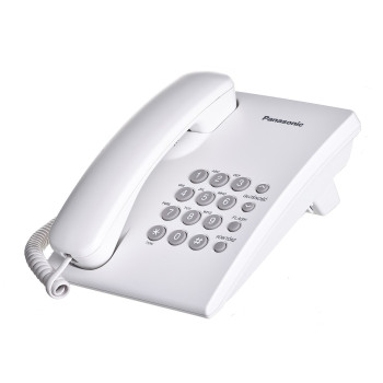 Panasonic KX-TS500PDW telephone Analog telephone White