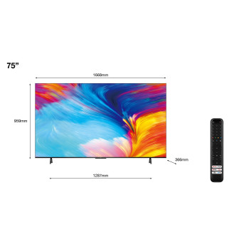 TCL P63 Series 75P635 4K LED Google TV