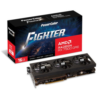 PowerColor Radeon RX 7900 GRE Fighter 16GB OC graphics card
