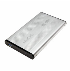 External HardDisk enclosure 2,5 Inch S-ATA USB 3.0 Alu, Silver 