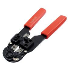 Crimping tool for RJ45 with cutter metal