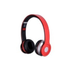 Stereo headphone bluetooth CRISTAL red