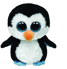Plush toy TY Beanie Boos Waddles - Penguin, 15 cm