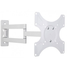 Wall mount for TV LCD LED PDP double arm 19-37'' 25 kg VESA white