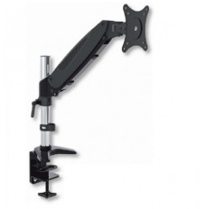 Desk arm with a gas shock absorber monitor 15-27 inches, 8kg, silver-black