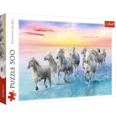 Puzzles 500 elements White horses