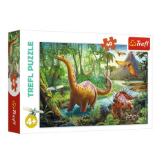 Puzzle 60 pcs - Dinosaurs migration